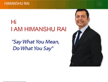 Tablet Screenshot of himanshurai.com